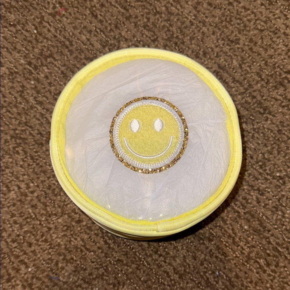 Stoney Clover Lane x Target Yellow Smiley Cosmetic Pouch